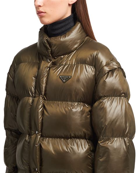 prada cire nylon puffer|conscious prada puffer jacket women.